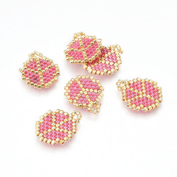 MIYUKI & TOHO Handmade Japanese Seed Beads Pendants