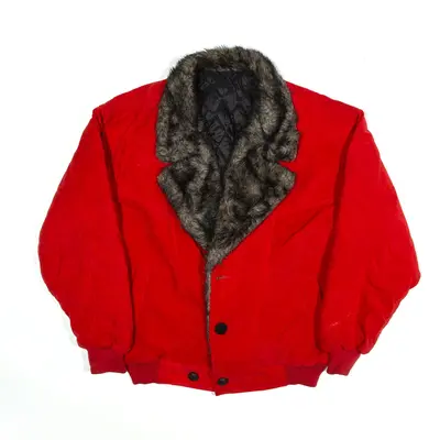 Bomber Jacket Red Womens L