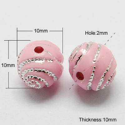 Plating Acrylic Beads