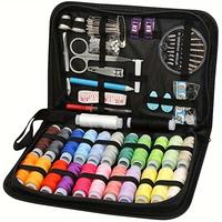 Portable Sewing Tool Kit, 1 Set Multi-functional Sewing Tool Set with Storage Bag, Sewing & Embroidering Supplies for Home & ...