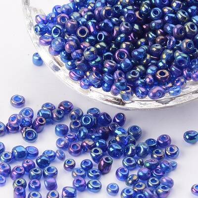 (Repacking Service Available) Round Glass Seed Beads