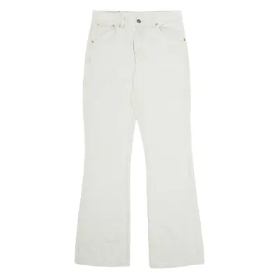 LEVI'S 525 Womens Trousers White Regular Bootcut W27 L32