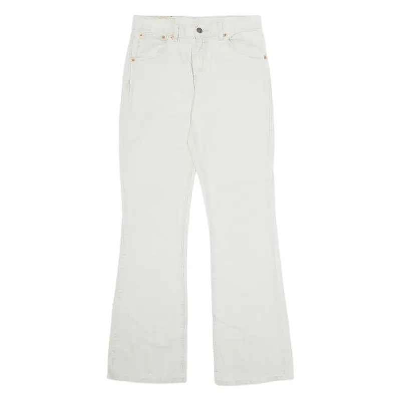 LEVI'S 525 Womens Trousers White Regular Bootcut W27 L32