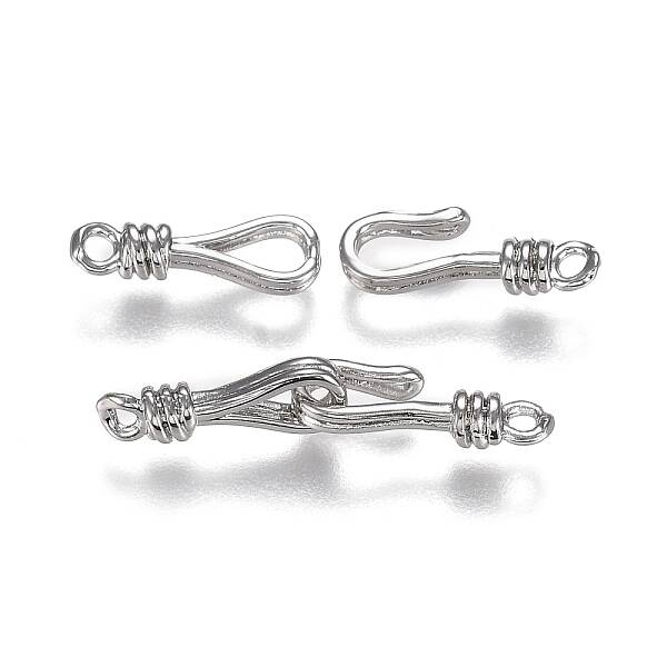 Brass Hook and Eye Clasps