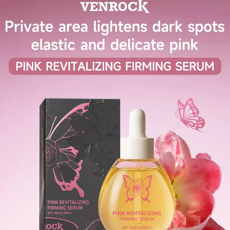 VENROCK Intimate Pink Perfecting Serum: Enhances Radiance, Refines Texture& Delicacy