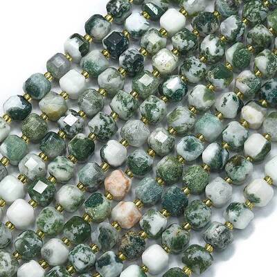 Natural Tree Agate Beads Strands
