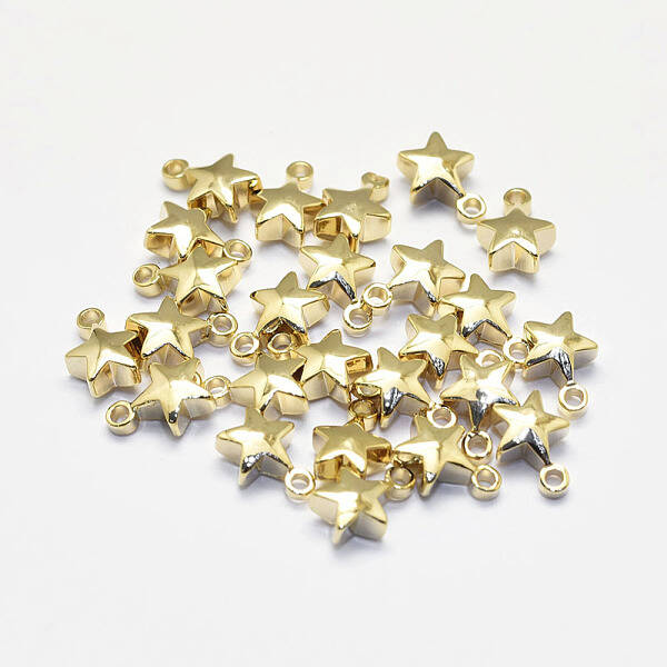 Long-Lasting Plated Brass Charms
