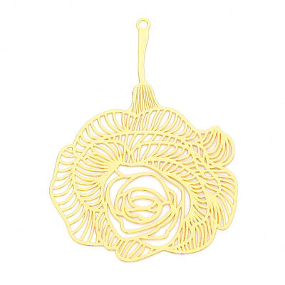 Brass Filigree Big Pendants