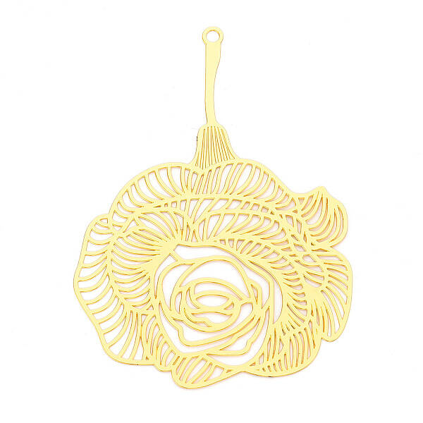 Brass Filigree Big Pendants