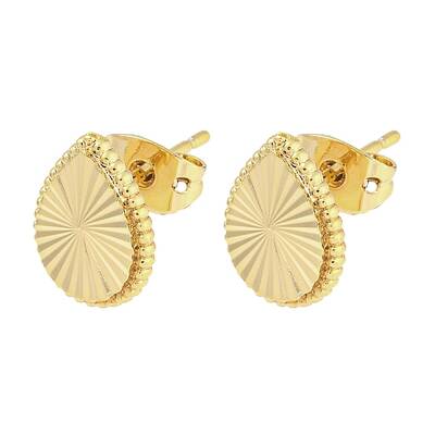 Brass Ear Studs