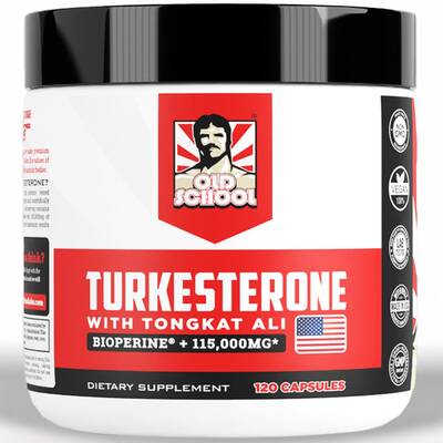 Old School Labs Turkesterone 115000mg Natural Fitness & Recovery Supplement