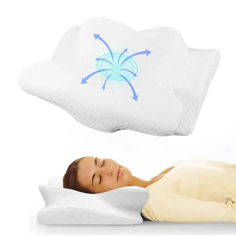 Neck Pillow, 1 Count Soft Comfortable Pillow, Neck Rest Cushion for Sleeping, Cozy Bedroom Accessories Sleeping Accessories, ...