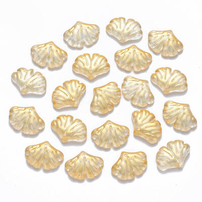 Two Tone Transparent Spray Painted Glass Pendants