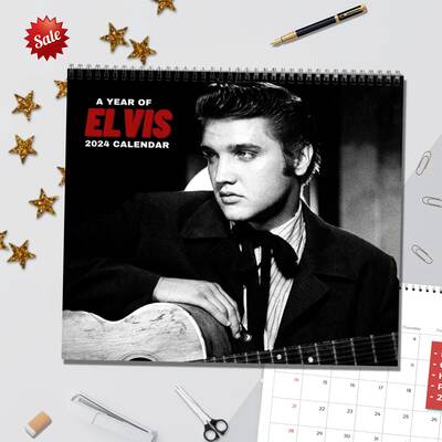 Elvis Wall Calendar 2024 , Elvis Presley 2024 Wall Calendar