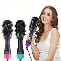 1PC 3-in-1 Styling Powerful Hot Air Brush - Straighten, Curl and Dry, Adjustable 3 Speeds, Universal Wet and Dry Hair Styling...