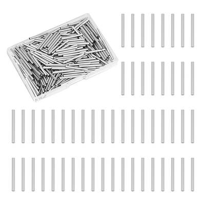300Pcs 304 Stainless Steel Tube Beads