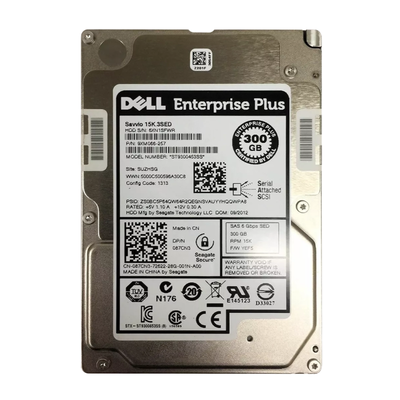 087CN3 Dell 300GB 6Gb/s SAS 15000 2.5-Inch Hard Drive