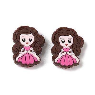 Princess Food Grade Silicone Focal Beads