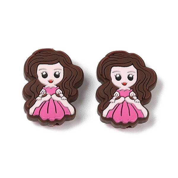 Princess Food Grade Silicone Focal Beads
