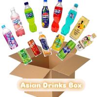 Asian Drinks Box - Assorted Snacks Multipack Variety Pack of Refreshing Combo Beverages Gift