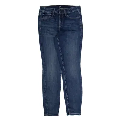 GAP Womens Jeans Blue Slim Skinny Stone Wash W28 L29