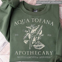 Aqua Tofana Sweatshirt, Hoodie, T-Shirt, Giulia Tofana Apothecary Sweatshirt, Funny Feminist Pro Choice, My Body My Choice , ...