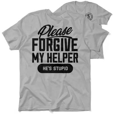 My Helper - Heather Gray T-Shirt