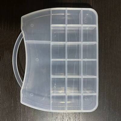 Transparent Plastic Bead Containers