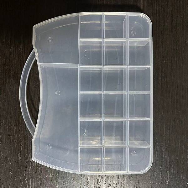 Transparent Plastic Bead Containers