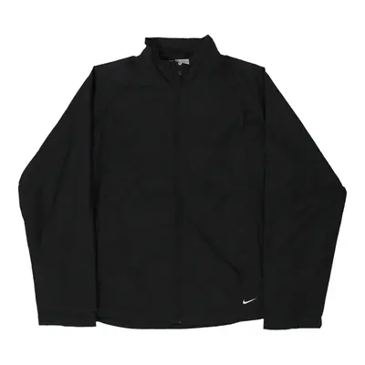 Nike Jacket - Medium Black Polyester