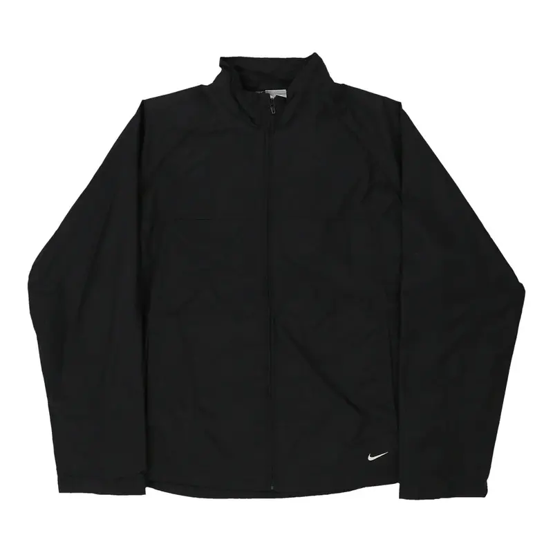 Nike Jacket - Medium Black Polyester