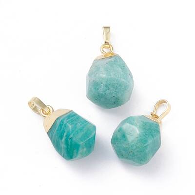 Natural Amazonite Pendants