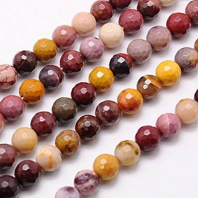 Natural Mookaite Beads Strands