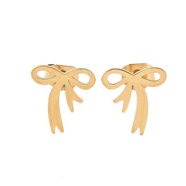 Plating 304 Stainless Steel Stud Earrings for Women
