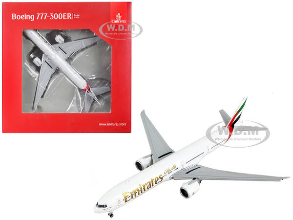 Boeing 777-300ER Commercial Aircraft with Flaps Down \