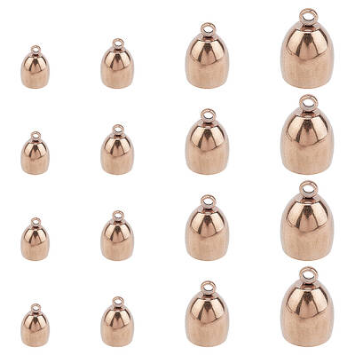 PVD Vacuum Plating 304 Stainless Steel Cord Ends