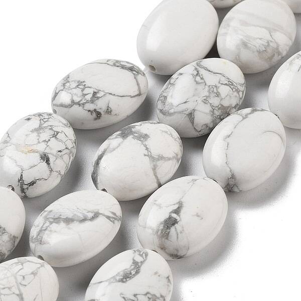 Natural Howlite Beads Strands