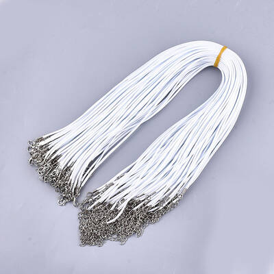 Waxed Cord Necklace Making