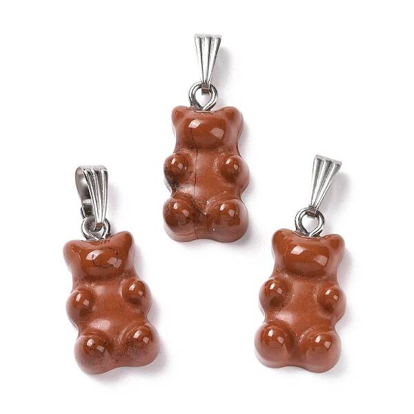 Natural Red Jasper Pendants