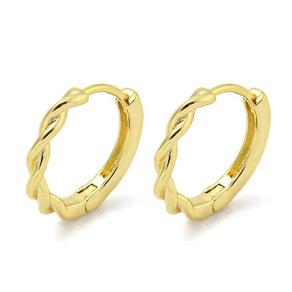 Brass Hoop Earrings