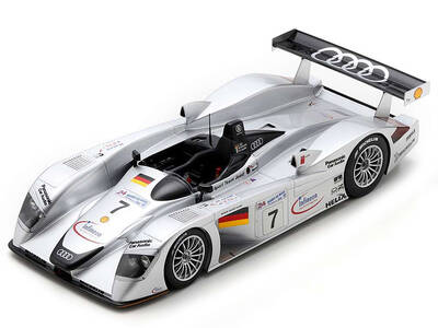Audi R8 #7 Christian Abt - Michele Alboreto - Rinaldo Capello Audi Sport Team Joest 3rd Place 24 Hours of Le Mans (2000) with...