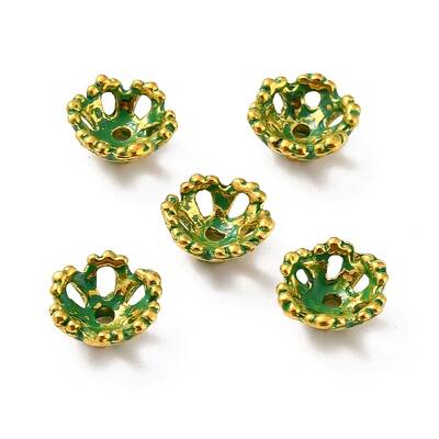 Tibetan Style Alloy Bead Caps