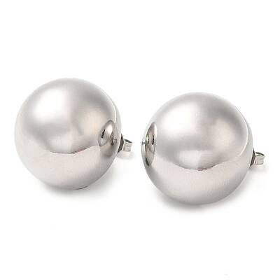 Brass Stud Earrings