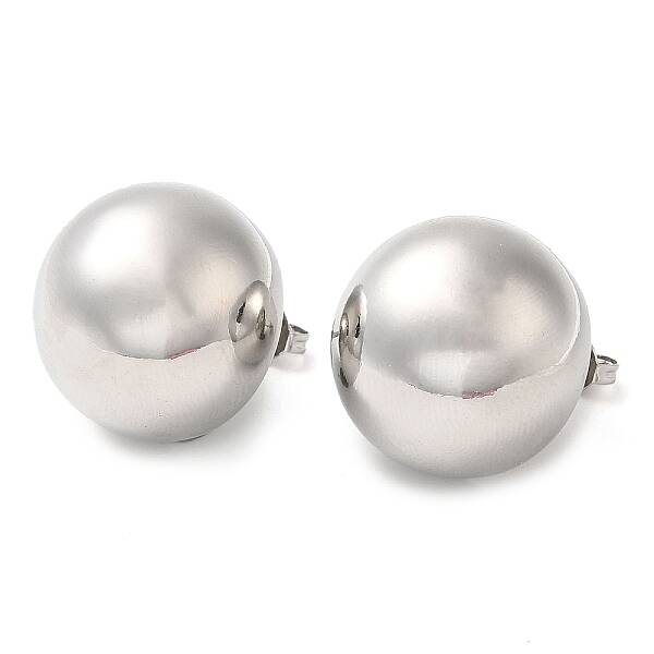 Brass Stud Earrings