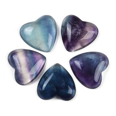 Natural Colorful Fluorite Cabochons