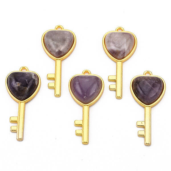 Natural Amethyst Pendants