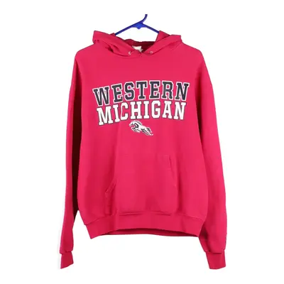 Western Michigan Champion Hoodie - Medium Pink Cotton