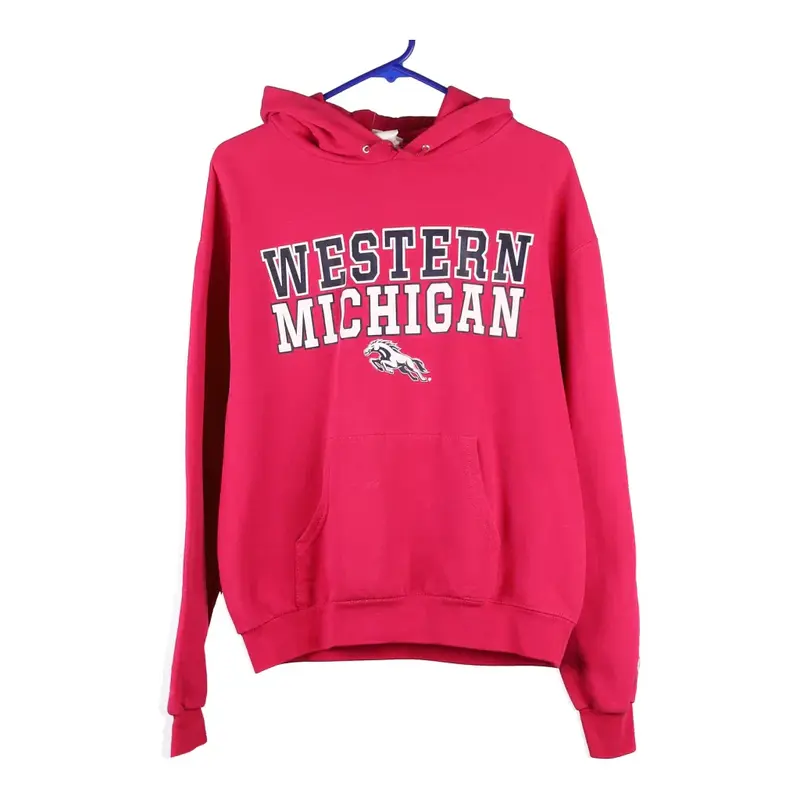 Western Michigan Champion Hoodie - Medium Pink Cotton