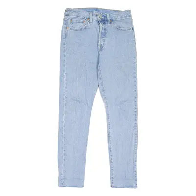 LEVI'S 501S Jeans Womens Blue Skinny Straight W28 L30