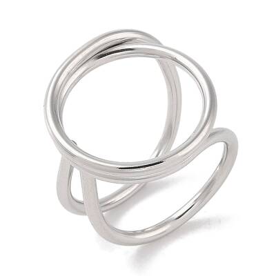 Non-Tarnish 304 Stainless Steel Finger Rings for Women